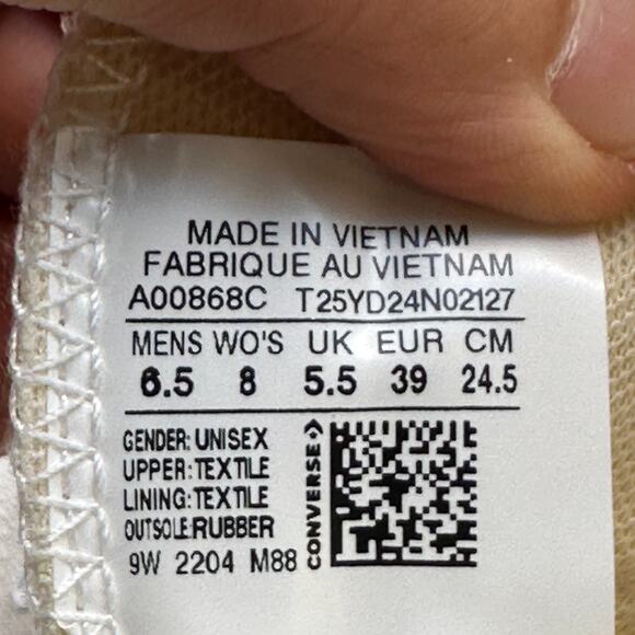 CONVERSE Women's 8 Run Star Legacy CX Hi Egret A00868C - Picture 3 of 8